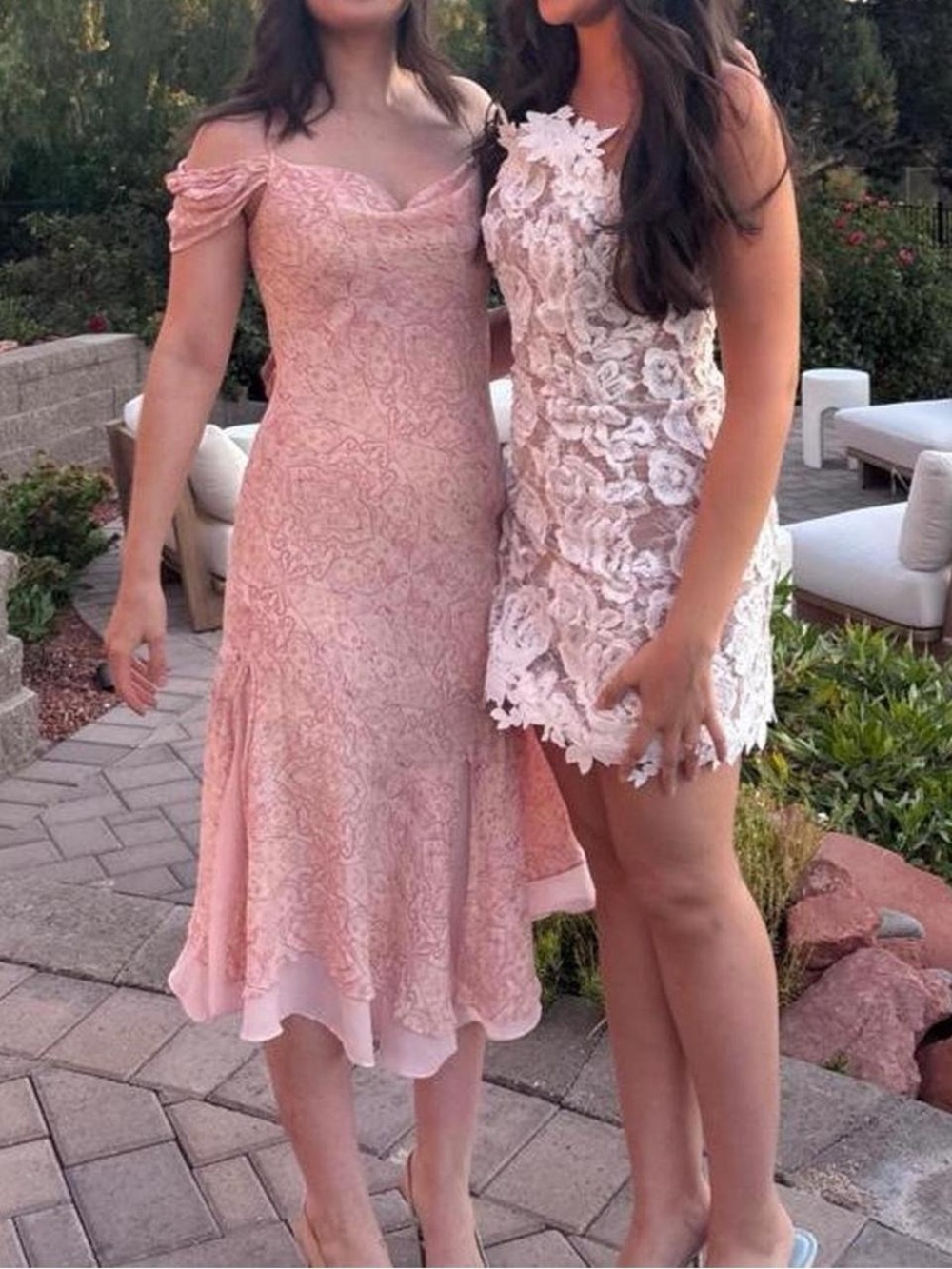 Pink Paisley Silk Capsleeve Midi Dress